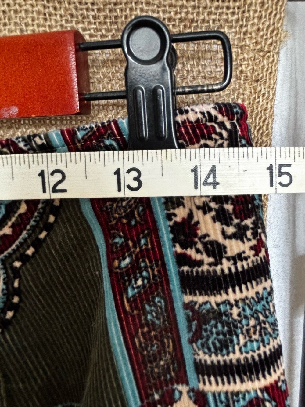 Harold's Multicolor Bohemian Corduroy Trousers - Picture 7 of 11